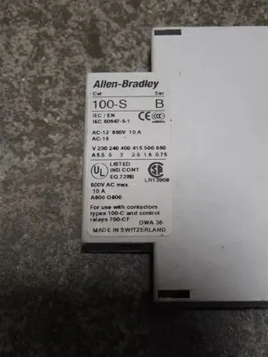 Lot of 5 Allen Bradley 100-S Auxiliary Contact Modules Series B Used