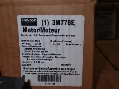 Datyon  1/20 Hp  Motors