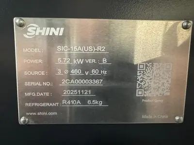 NEW 2025 SHINI SIC-15A-R2