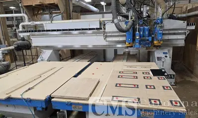 Used 1999 SHODA TWIN TABLE CNC ROUTER 5' X 10' CNC Routers PY | CAROLINA MACHINERY SALES #1244438