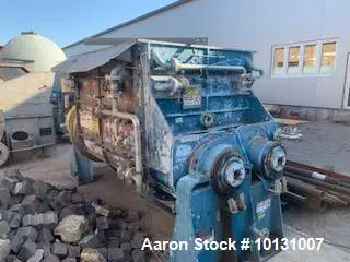 Used Kurimoto Double Arm Sigma Blade Mixer | 1500L (396.8 Gal) | 304 SS | Jacketed | EPS Application