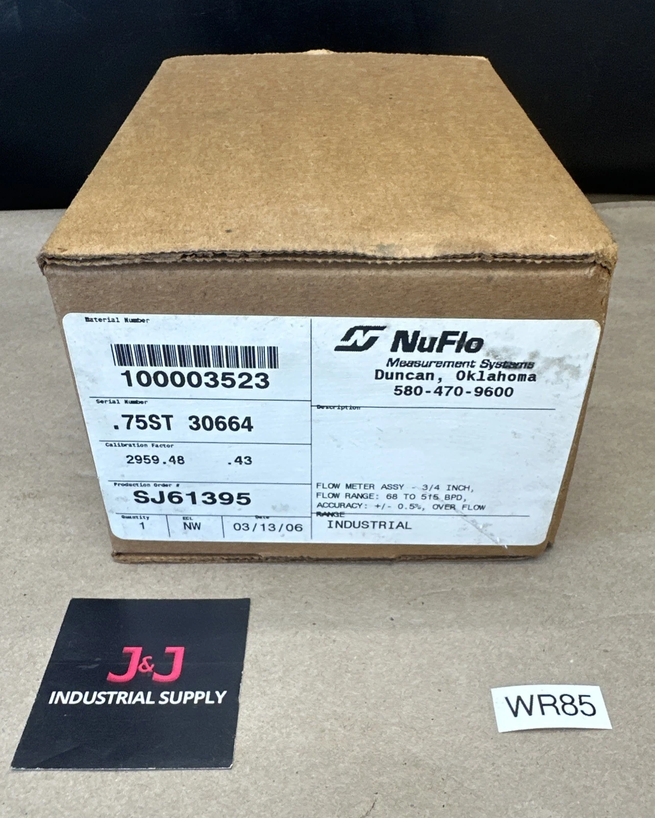 NEW NuFlo 100003523