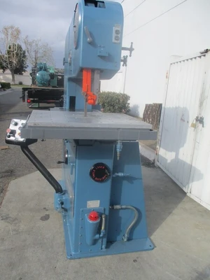 36" x 12" DoAll, vertical vari-speed all material cutting bandsaw with power table