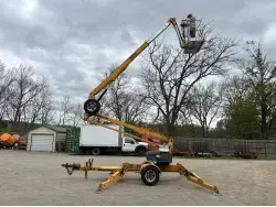Used 2016 HAULOTTE 4527A Towable Boom Lifts Pennsylvania US | Iron Exchange Equipment Solutions #1353832