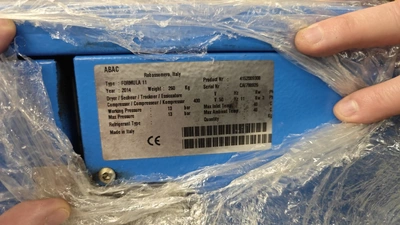 ABAC  Rotary Screw Air Compressor with Dryer, in very good used condition, POA