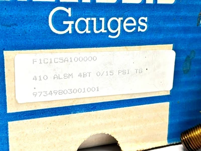 NEW HELICOID PRESSURE GAUGE
