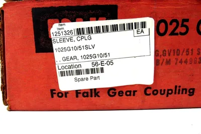 NEW FALK 1025G10 SLV GEAR COUPLING