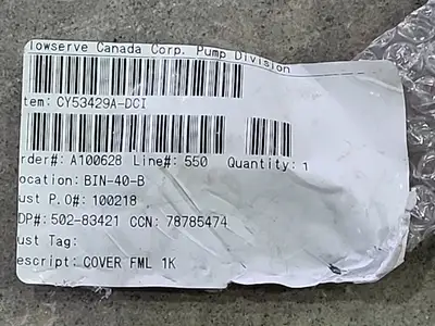 NEW FLOWSERVE CY53429A-DCI