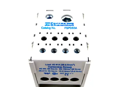 NEW FERRAZ SHAWMUT FSPDB3A POWER DISTRIBUTION BLOCK