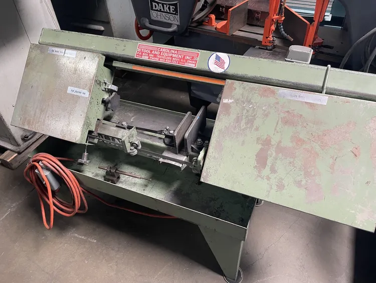 Used CAROLINA HD10 Horizontal Band Saws California US | Wheeler Machinery Sales #334808