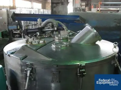USED Sharples 60" X 20" Sharples Basket Centrifuge, 316 S/S