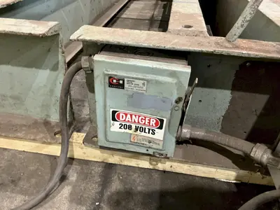 20,000 LB (10 TON) ARONSON MODEL #WRD10 POWERED TANK TURNING ROLLS, DRIVE & IDLER: YOBRO #25145