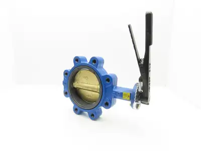 C&C Industries B148-GRC Butterfly Valve 6" Stainless Disc 200 PSI A536 DN150