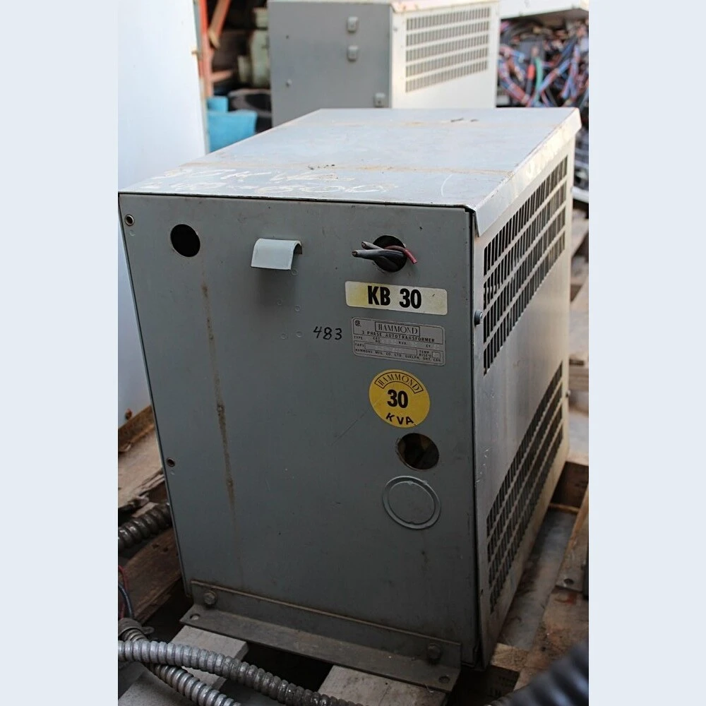 30 KVA 600-208/120 - 3 Phase Hammond  Transformer For Sale