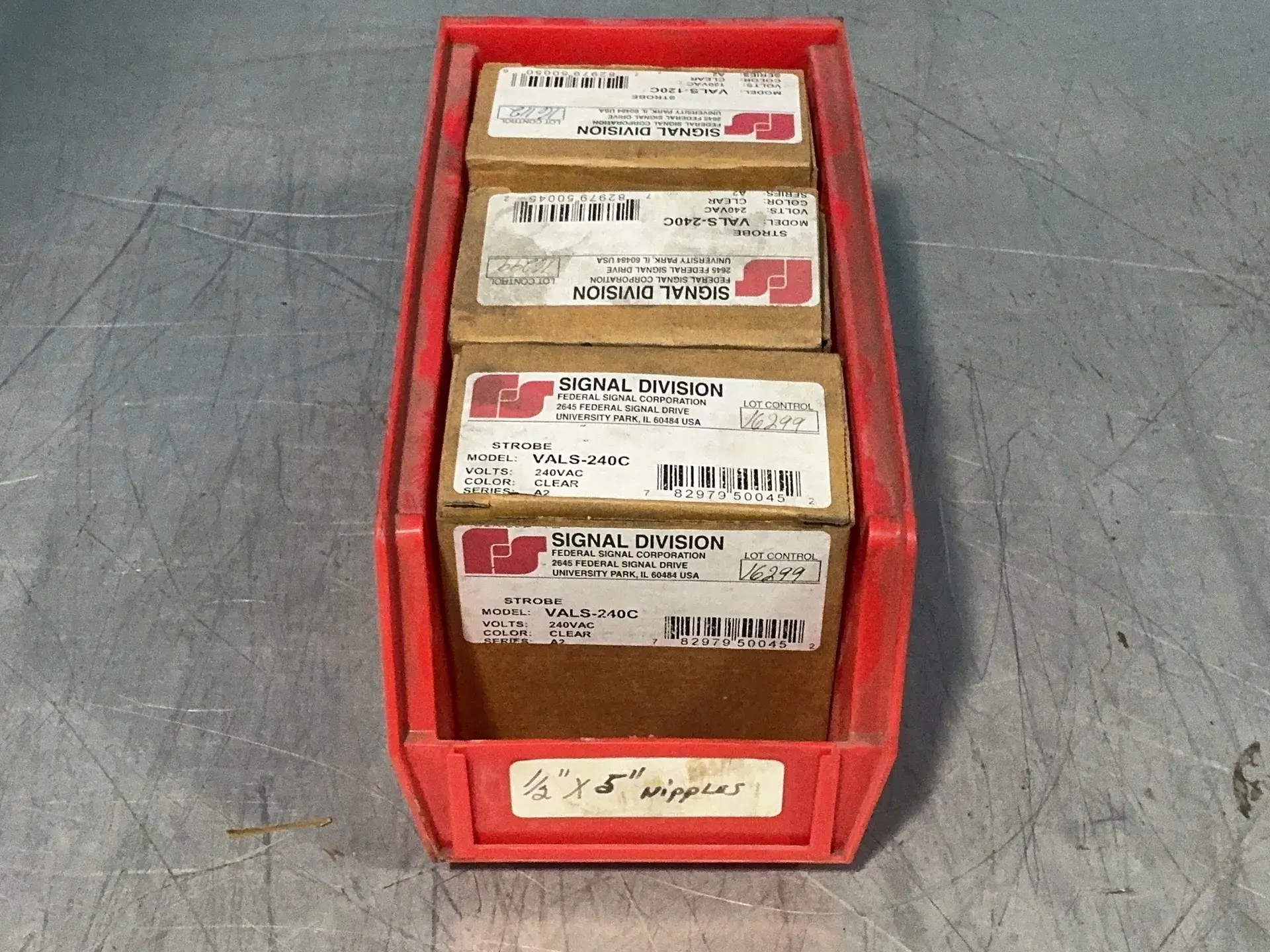 Used FEDERAL SIGNAL DIVISION VALS240C / VALS 120C Stroboscopes Ohio US | HGR 24 #1488499