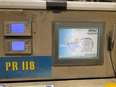2010 ARKU FEED/STRAIGHTEN "ZIGZAG" COIL LINE