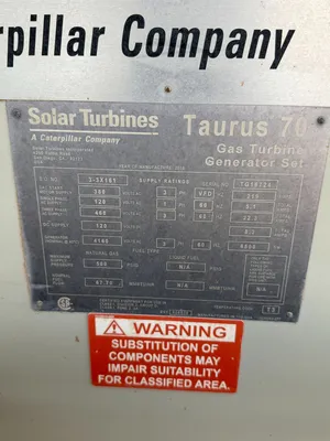 2016 SOLAR T70 Cogeneration Plant Cogeneration Power Plants | Perry Equipment (6)