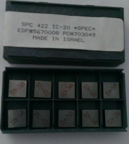 10 Pcs Iscar SPC 422 IC 20 Carbide Insert Lathe Mill Indexable Tool Turn