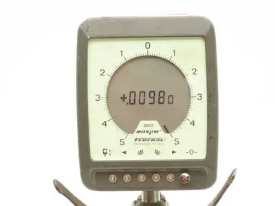 Mahr Federal 300P-1 Indicator Snap Gage Stand 0-1" Maxum Indicator DEI-11111