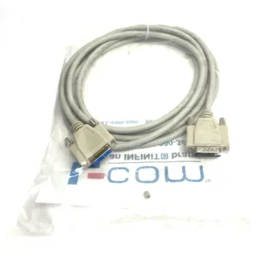 NEW L-COM DELUXE MOLDED D-SUB CABLE, DB15 MALE / FEMALE, 10.0 FT