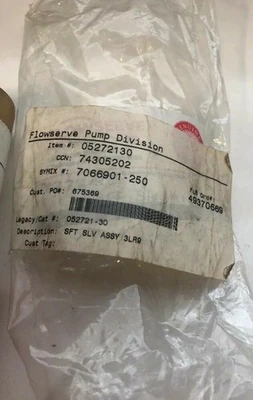 New | in-Stock Flowserve 05272100 Pump Parts Indiana US | J&J Industrial Supply #511474