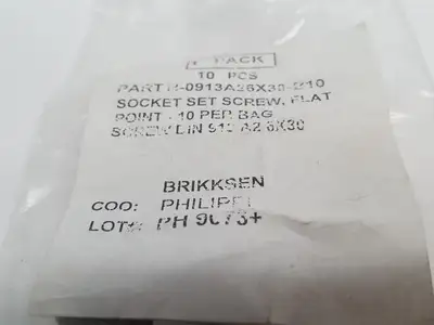 New | in-Stock Brikksen B-0913A26X30 Nuts & Screws Michigan US | Maverick Industrial Sales #1396418