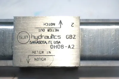 NEW SUN HYDRAULICS 0H08-A2 VALVE 0H08A2