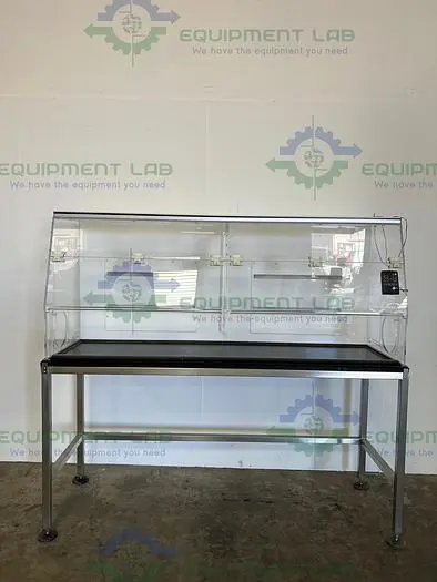 Used FLOW SCIENCES RK2600 6 FT VENTED BALANCE SAFETY ENCLOSURE W/ STAND Fume Hoods | Equipment Lab #486179