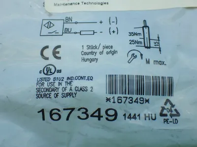 NEW BALLUFF BES M18MGUSC70BBP03
