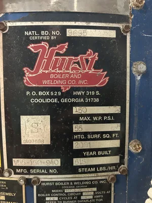 Used _UNKNOWN_ _UNKNOWN_ Boilers Georgia US | Harrell Machinery Sales Inc #1298740