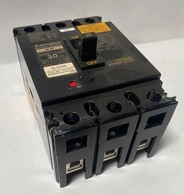 MITSUBISHI NF-SF3030 30 AMP NO-FUSE CIRCUIT BREAKER 480V 3P