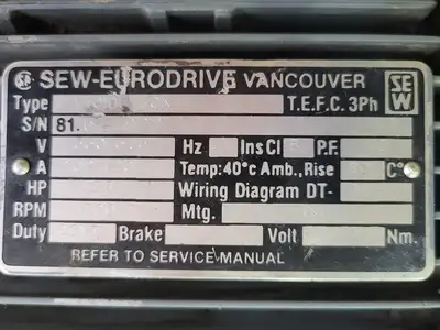 USED SEW-EURODRIVE (FA40)DFT80K4