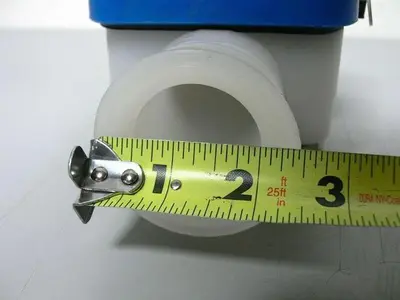 USED DN 40 D 50 PN 10 1.5" PVC DIAPHRAGM VALVE