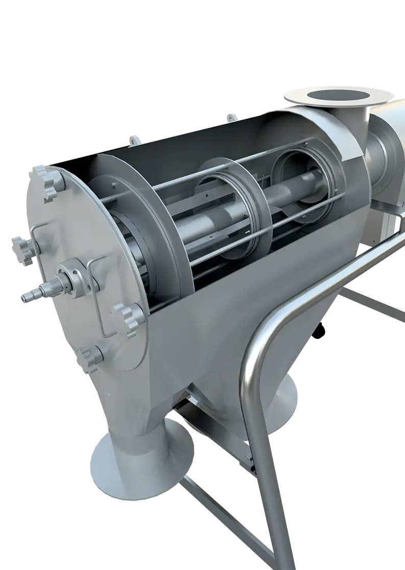 Twin Rotary sifter 1016 mm Dia x 0.63m2