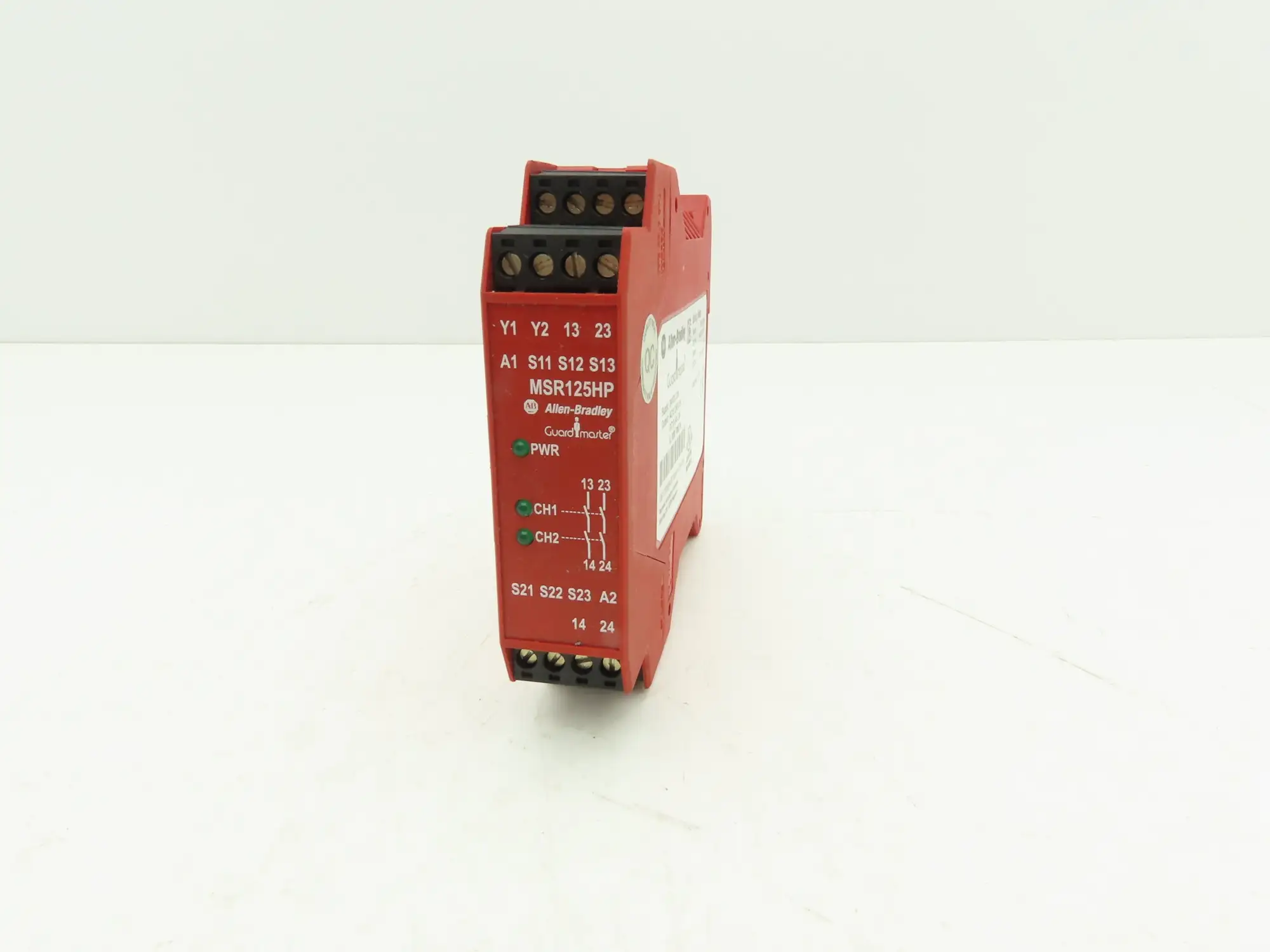 Allen Bradley 440R-D23171 Guardmaster MSR125HP Safety Relay Unit 24VDC Ser A