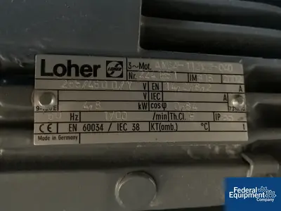USED Hosokawa 5 HP Hosokawa Polymer Systems Granulator, Model 20/12 RO
