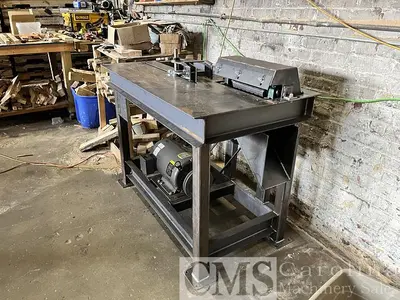 USED CUSTOM BUILT SINGLE HEAD PALLET NOTCHER