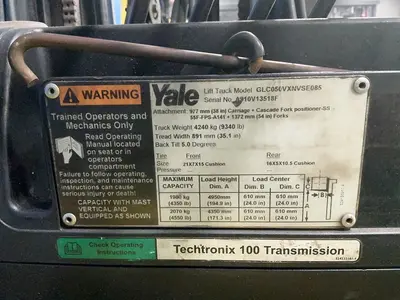 Used YALE GLC050VXNVSE085 Misc Forklifts Ohio US | HGR 24 #1319770
