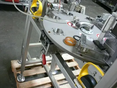 USED R.A JONES & CO. HSA-1FS ROTARY CUP/POD FILLER W/ CONTROLLER