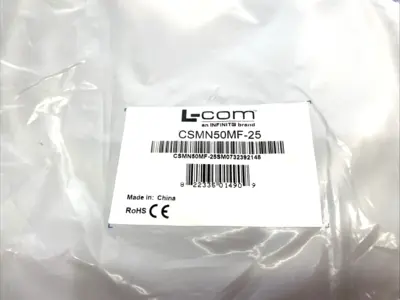 New | in-Stock L-Com Deluxe Molded D-Sub Cable, DB50 Male / Female, 25.0 ft Cable & Wire Michigan US | Maverick Industrial Sales #1393014