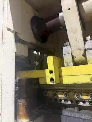 48” WIDE x 30 HP MECHANICAL IN-LINE COIL PRESS & SHEAR WITH PLC VARIABLE SPEED DRIVE: STOCK #22968