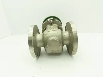 Newco 11F-C8M4-2 Manual  2" Flanged Stainless Gate Valve 150# Raised Face 4-Bolt
