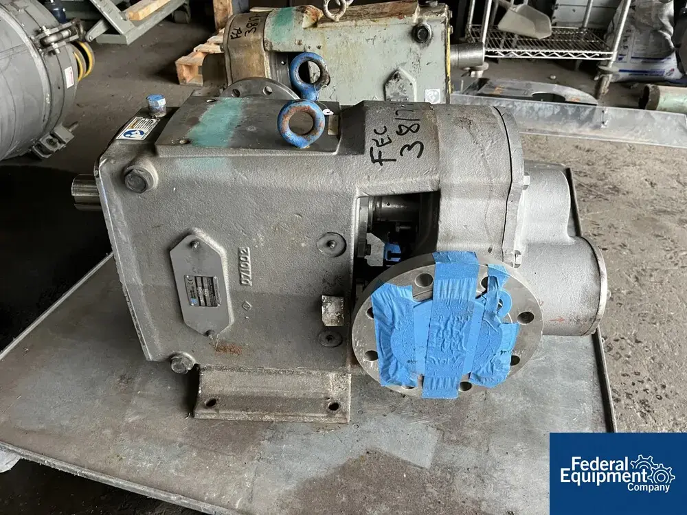 USED Waukesha 4" Waukesha Rotary Lobe Pump Head, S/S, Model 5070
