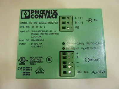 USED PHOENIX CONTACT CM125-PS-120-230AC/24DC/5/F