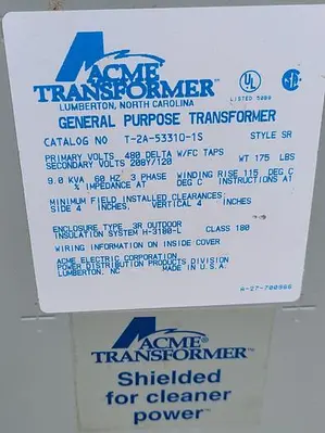 USED ACME T-2A-53310-1S