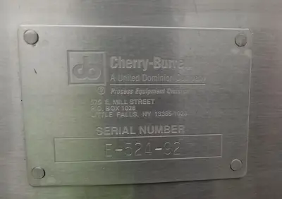 Cherry Burrell 200-Gallon Stainless Steel Jacketed Tank with Scrape Surface Agitation #S744979