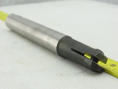 Harroun HIBF 100-800-100 FBV 1" Carbide Indexing Flat Bottom Cutter 1" Shank 8"L