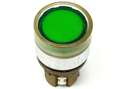 USED ALLEN-BRADLEY MOMENTARY ILLUMINATED PUSH BUTTON GREEN