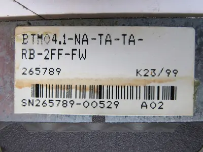 Indramat FWA-BTM3/4-003-16-VRS-NN BTM04.1-NA-TA-TA-RB-2FF-FW Operator Interface