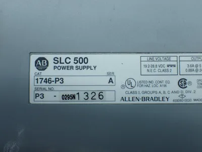 USED ALLENBRADLEY 1746P3